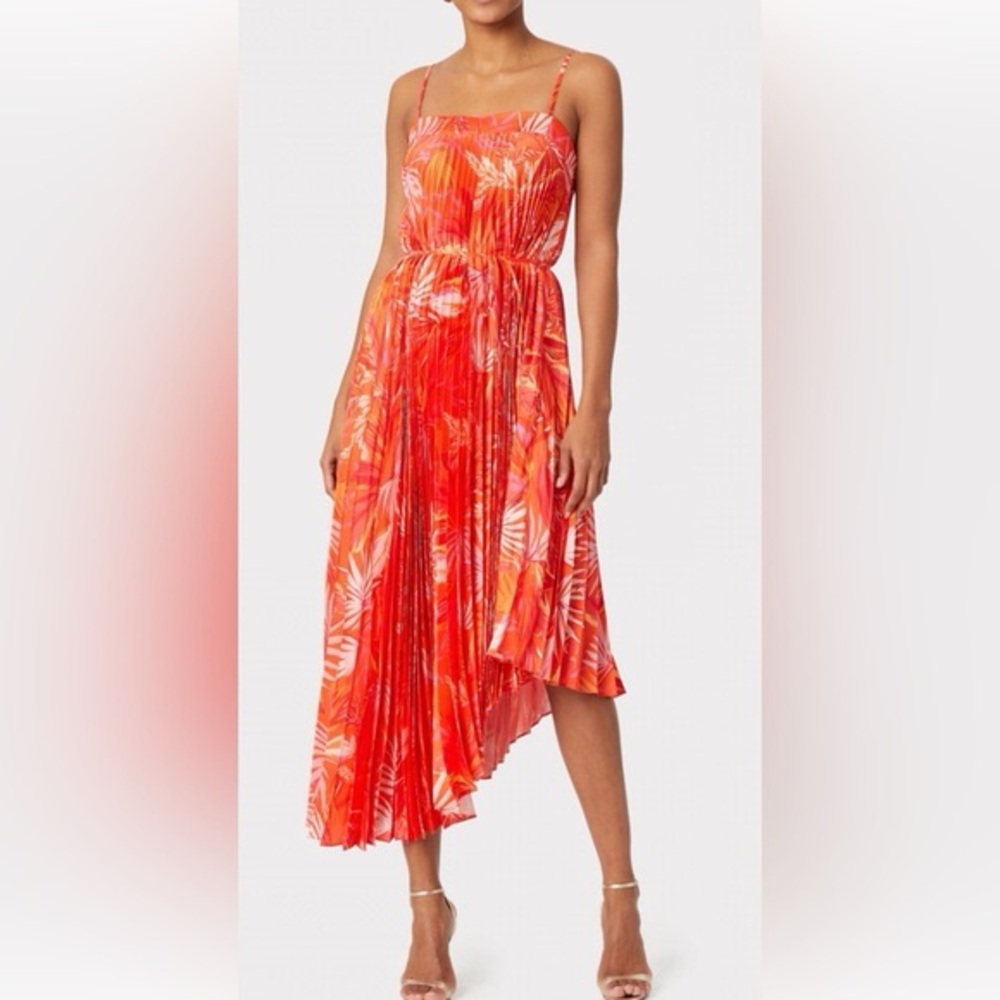 Milly Printed Midi Length Dress